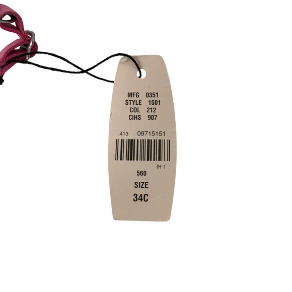 Victorias Secret Biofit Multi-Way Bra Womens Size 34C Hot Pink NEW - Picture 3 of 6